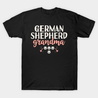 German Shepherd Grandma Gift T-Shirt